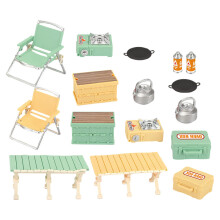 16 Stuks Miniatuur Kampeerfornuis Set Voor Poppenhuis Decoratie