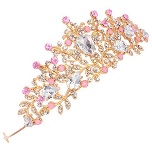 Multi Kleur Kinder Tiara Met Strass Voor Trouwfeest