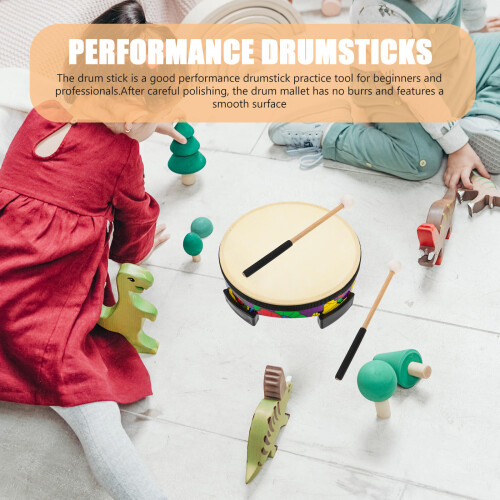 2Paren Set Kleurrijke Rubberen En Drumsticks Voor Performance 2
