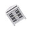 Mini Huis Ornament Wijnkast Model Wit 1