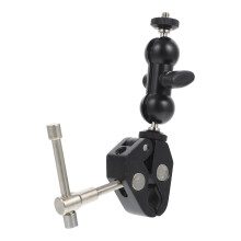 Zwarte Super Clamp Camerahouder ABS Voor Fotostudio
