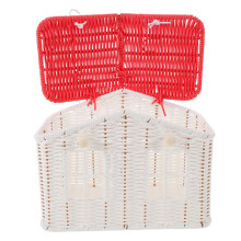 Handgeweven Picknickmand Van Neptralie, Vintage Rieten Trouwmand