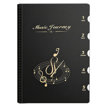 Zwart Plastic A4 Music Folder Met Mouwen Voor Pianobladmuziek