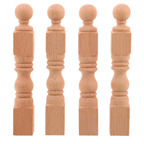 4St Decoratieve Baluster Kolommen Voor En Trapleuning