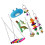 1Set Vogel Speelgoed Accessoires Schommel Hanger Set 3