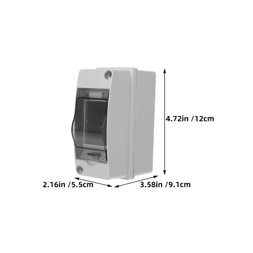 2St Weerbestendige Elektrische Verdeeldoos Outdoor ABS Behuizing Wit 1