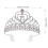 Roze Rhinestone Tiara Kroon Verjaardag Versiering 2