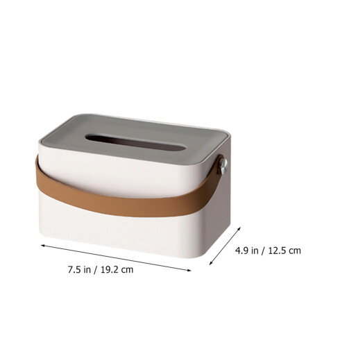 Draagbare Plastic WC-Papierdoos Vierkant Voor De Kamer 1