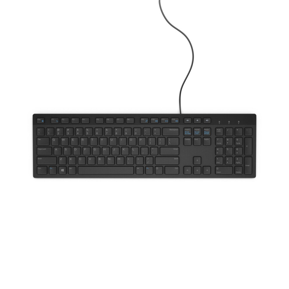 Dell Multimedia Keyboard Kb216 Qwerty Us International Black