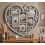 6 Apertures Heart Collage Photo Frame Grey 58x52Cm 1