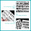 Raindrops 20 Stuks Sjabloon Lettertypes Voor Kinderen Knutselen 6