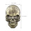 1 Stuk Skull Auto Sticker 3D Zinklegering 2