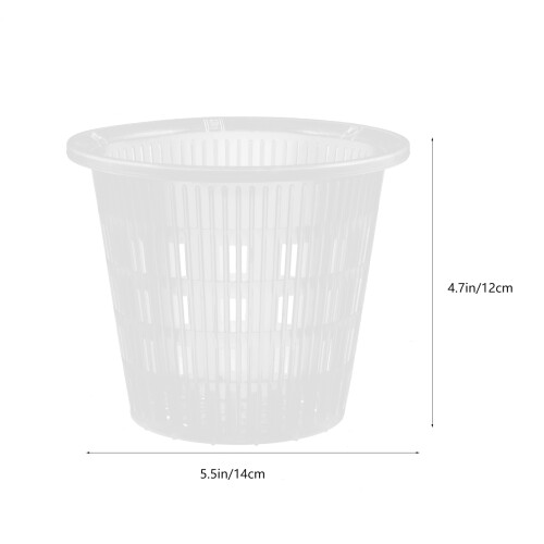 10St Plastic Bloempotten Wit, Eenvoudig Design Voor En 1