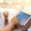 Compacte Zilveren Aluminium Tablet- En Telefoonhouder Desktop 9