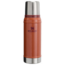 (0.75L, Hammertone Clay) Stanley 0.75L Classic Legendary Stainless Steel Thermal Cold Water Bottle