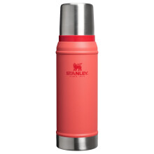 (0.75L, Hot Coral) Stanley 0.75L Classic Legendary Stainless Steel Thermal Cold Water Bottle