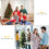 4 Kerstlint Cadeaulint Xmas Decoratief 6