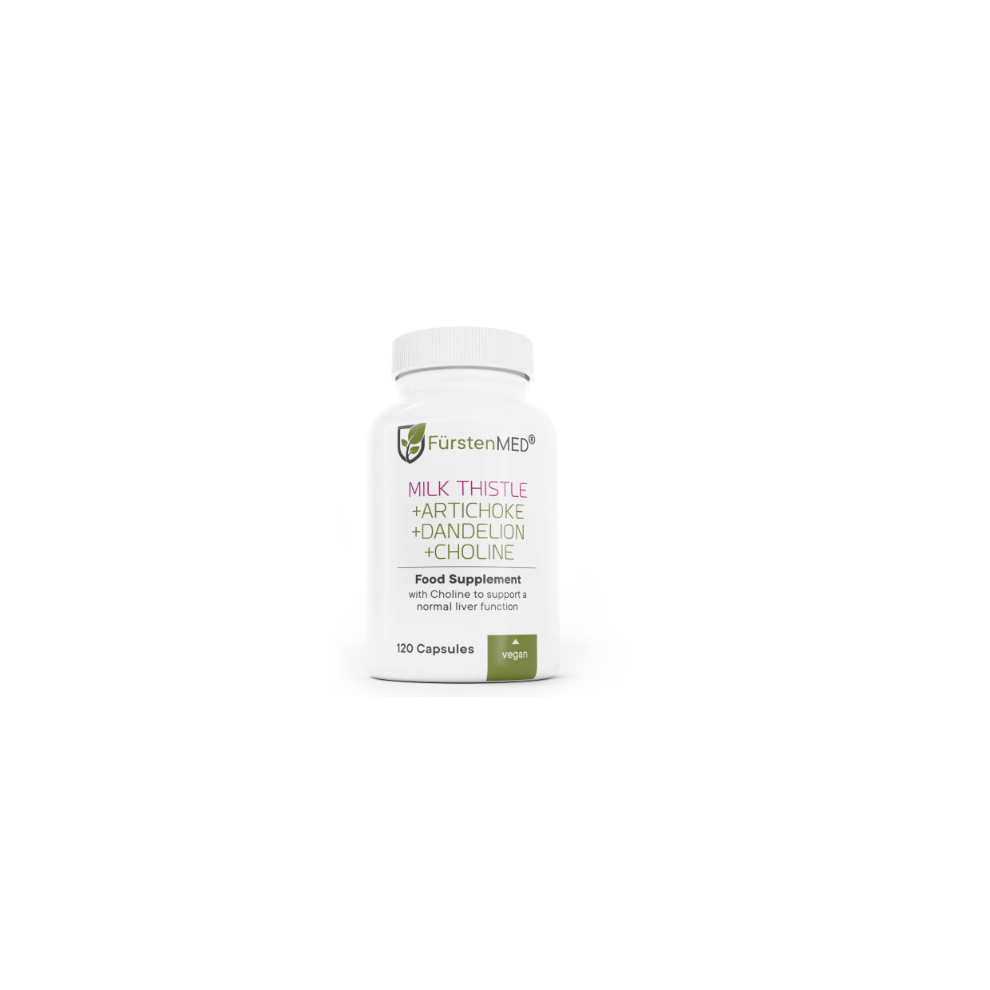 Photos - Vitamins & Minerals FÃ¼rstenMED Vegan Liver Support Capsules 120 Caps