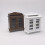 Mini Huis Ornament Wijnkast Model Wit 3