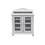 Mini Huis Ornament Wijnkast Model Wit 4
