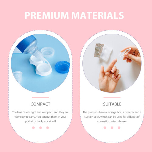6 Sets Draagbare Contactlens Pincet Set 2