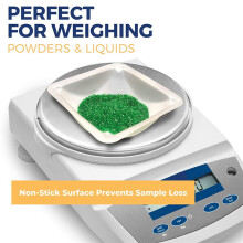 500Pcs 100Ml Weighing Boats Measuring & Mixing Powders & Liquids for Easy Pour Design Disposable Plastic Square Lab Dish