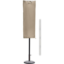 Sekey Funda para Sombrilla 160x62 cm Oxford 600D Impermeable UV Marrón — funda parasol jardín, funda muebles patio