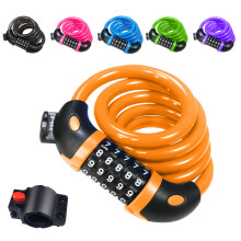 REHKITTZ 5-Digit Combination Bike Lock, 12 mm Cable, 120 cm Length