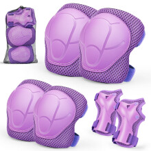 Kids Knee And Elbow Pads ,6pcs Wrist Guard Knee And Elbow Pads for Children, Kid