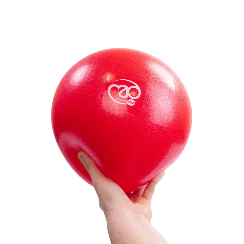 Fitness Mad Exer-Soft Stability Ball, Soft Pilates Ball, 3 Sizes: 7”, 9” & 12”, Mini Gym Ball For Pilates, Yoga, Core Training And Physical Ther