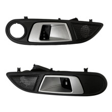 1Pair Car Front Inner Door Handle Pull for Fiesta 2009-2014 8A61-A22600-BFW 8A61-A22600-BFW LHD Black