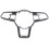 Car Steering Wheel Button Frame Replace for  TT Accessories 1