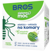 Bros Zielona Moc Elektro + Wkłady Na Komary 1 Szt