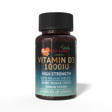 Vitamin D3 1000IU 365 Tablets for Teeth & Immune Health Support