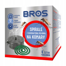 Bros Spirale Z Dekoracyjną Osłonką Na Komary 6 Szt