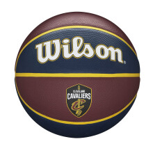 Wilson Basketball, NBA Team Tribute Model, CLEVELAND CAVALIERS, Outdoor, Rubber, Size: 7