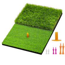 Golf Hitting Practice Mat 23.6x15.8''(60x40cm) Heavy-Duty Foldable