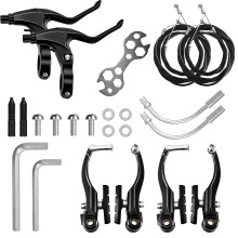 Complete Bike Brake Sets,Front and Rear Brake Cables and Brake Lever Set