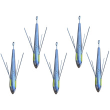 Grip Weight For Sea/Beach Fishing/gripper weights/Breakaway (5 Pack) 3oz 4oz 5oz 6oz 7oz 8oz 9oz (5oz x 5)