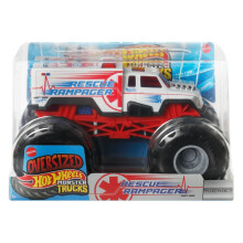 Hot Wheels Monster Trucks Oversized Rescue Rampager 1:24 Age 3+ Mattel JHY97