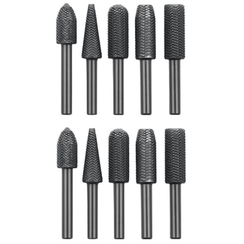 Rotary Rasp File Set for Metal Derusting Electric Grinding Home Power Tools Rotary Tools Tools Part