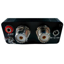 2X ATU-130 1.8‑50MHz 200W Micro-Shortwave Automatic Antenna Tuner 10‑15VDC Organic Light Emitting Diode Display.