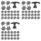Spikes Set Includes 90 Pcs  Cleats Replacement  Cleats Spanner Metal Thread Screw 6 mm Dia  Spike Too 1
