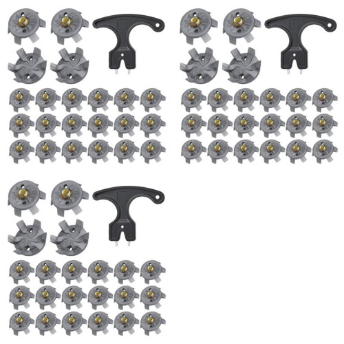 Spikes Set Includes 90 Pcs  Cleats Replacement  Cleats Spanner Metal Thread Screw 6 mm Dia  Spike Too