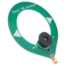 Donut FM Antenna 75M-135MHz FM Antenna SMA Male Interface  Loop Antenna
