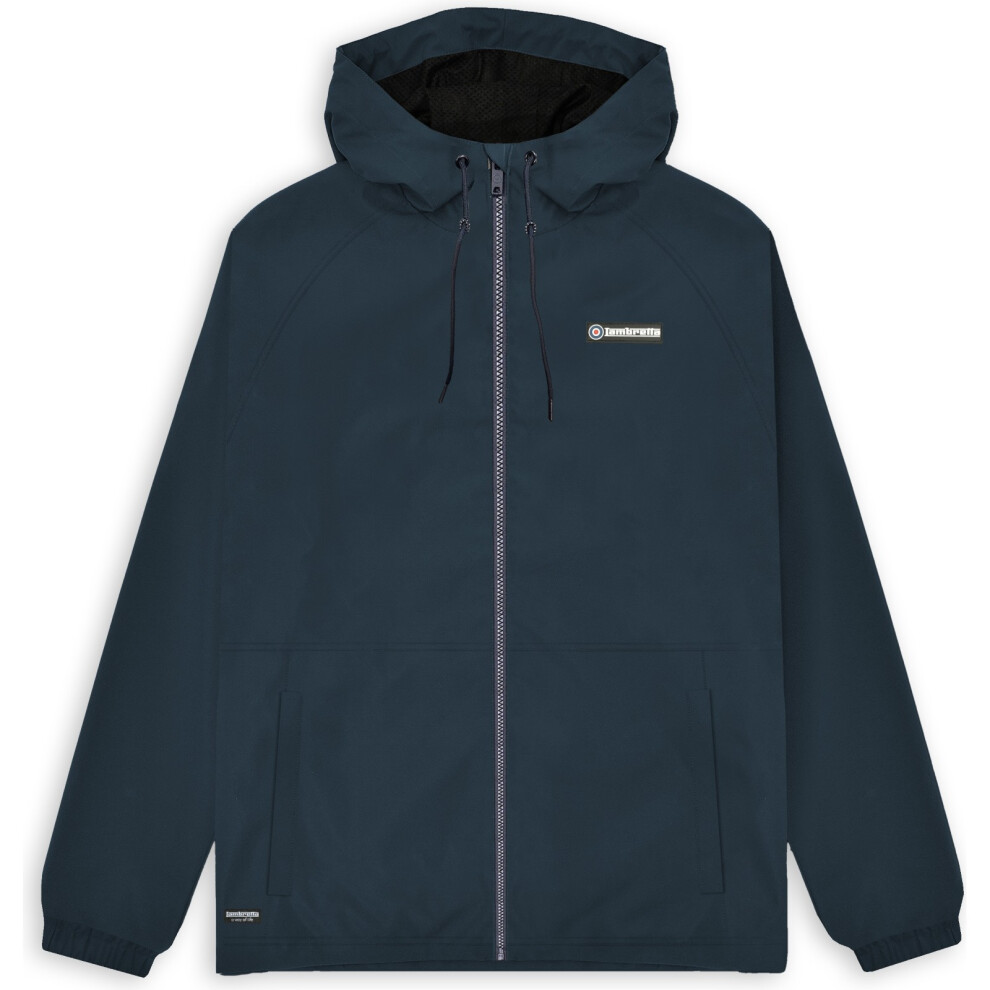 Lambretta (Xl, Navy) Mens Ripstop Hooded Harrington Jacket