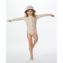 (1-2 Yrs, Multico) Rip Curl Kids Crystal Long Sleeve UV Protect Front Zip Surf Suit