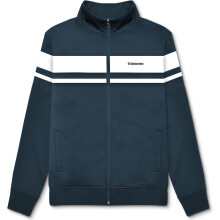 (3XL, Navy/White) Lambretta Mens Championship Track Jacket Harrington Jacket