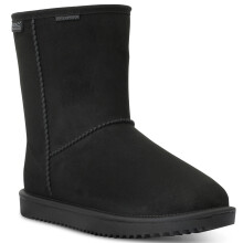 (8 UK, Black) Regatta Womens Risley Waterproof Faux Fur Lining Slip On Boot - Black
