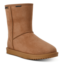 (6 UK, Burnt Tan) Regatta Womens Risley Waterproof Faux Fur Lining Slip On Boot - Black